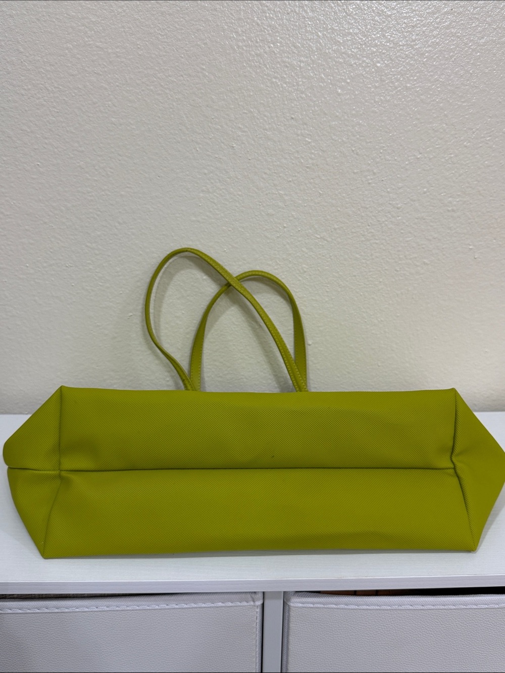 Lacoste Lime Green Tote Bag - Picture 6 of 10